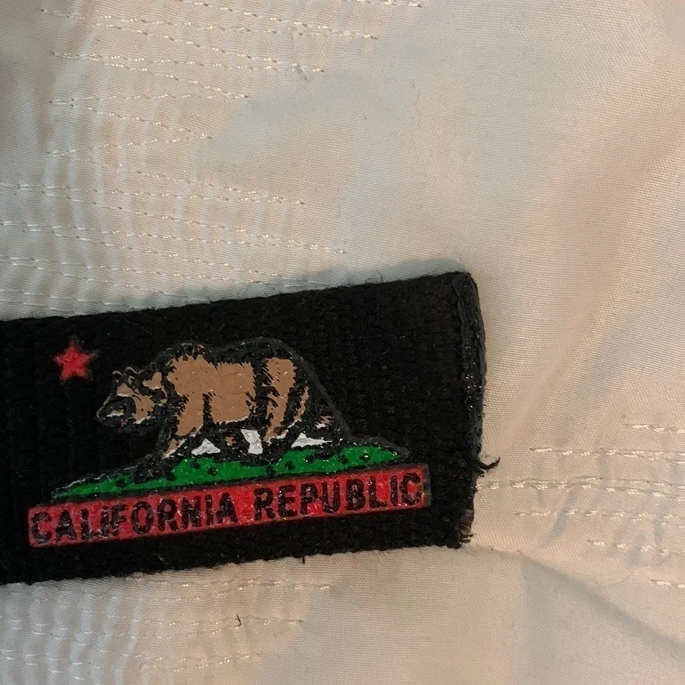 California Republic Adjustable Graphic Canvas Belt